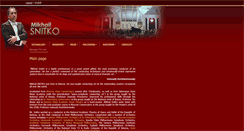 Desktop Screenshot of mikhailsnitko.com