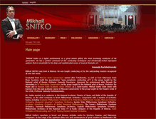 Tablet Screenshot of mikhailsnitko.com